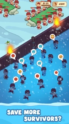 Icy Village: Survival Idle screen 1