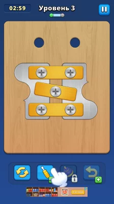 Take Off Bolts: Screw Puzzle взлом screen 4