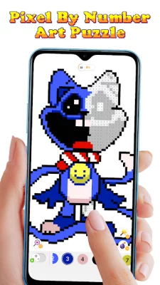 Pixel By Number Art Puzzle screen 1