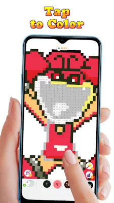 Pixel By Number Art Puzzle screen 2