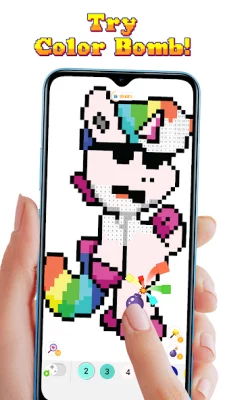 Pixel By Number Art Puzzle screen 3