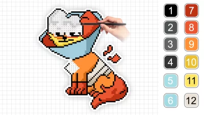 Pixel By Number Art Puzzle screen 5