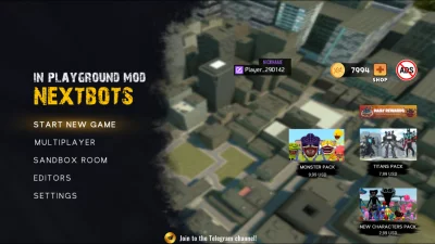 Nextbots In Playground mod взлом screen 1