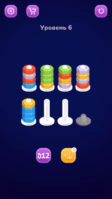 Сортировка цветных гаек взлом screen 3