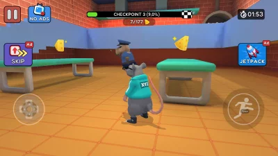 Obby Escape: Prison Rat Dance взлом screen 1