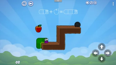 Apple Worm: Головоломка змейка взлом screen 2