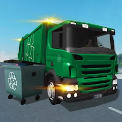 Trash Truck Simulator Мод (Бесплатные покупки) 1.7