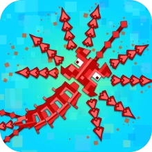 Pixel Sword Fish io 1.95 [ВЗЛОМ: Бесконечные звезды]