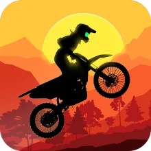 Sunset Bike Racer - Motocross (МОД, много денег)